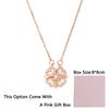 Lucky Four-leaf Clover Necklace Women Magnet Heart Pendant Necklace Clavicle Chain Charm Wedding Jewelry Anniversary Gift