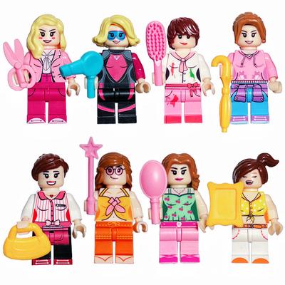 Girl Princess Building Block Doll Children Puzzle Assembly Toy Bag