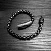 Accessories, Men'S Stainless Steel Square Pearl Bracelet, Creative Personality Trend Titanium Steel Hip Hop Jewelry