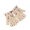 Winter Writting Gloves Cute Half Finger Gloves Soft Knitted Gloves  Children