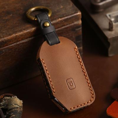 Handmade Korean Car Key Cover for Kia Sorento Genuine Leather Auto Key Case Premium Protection