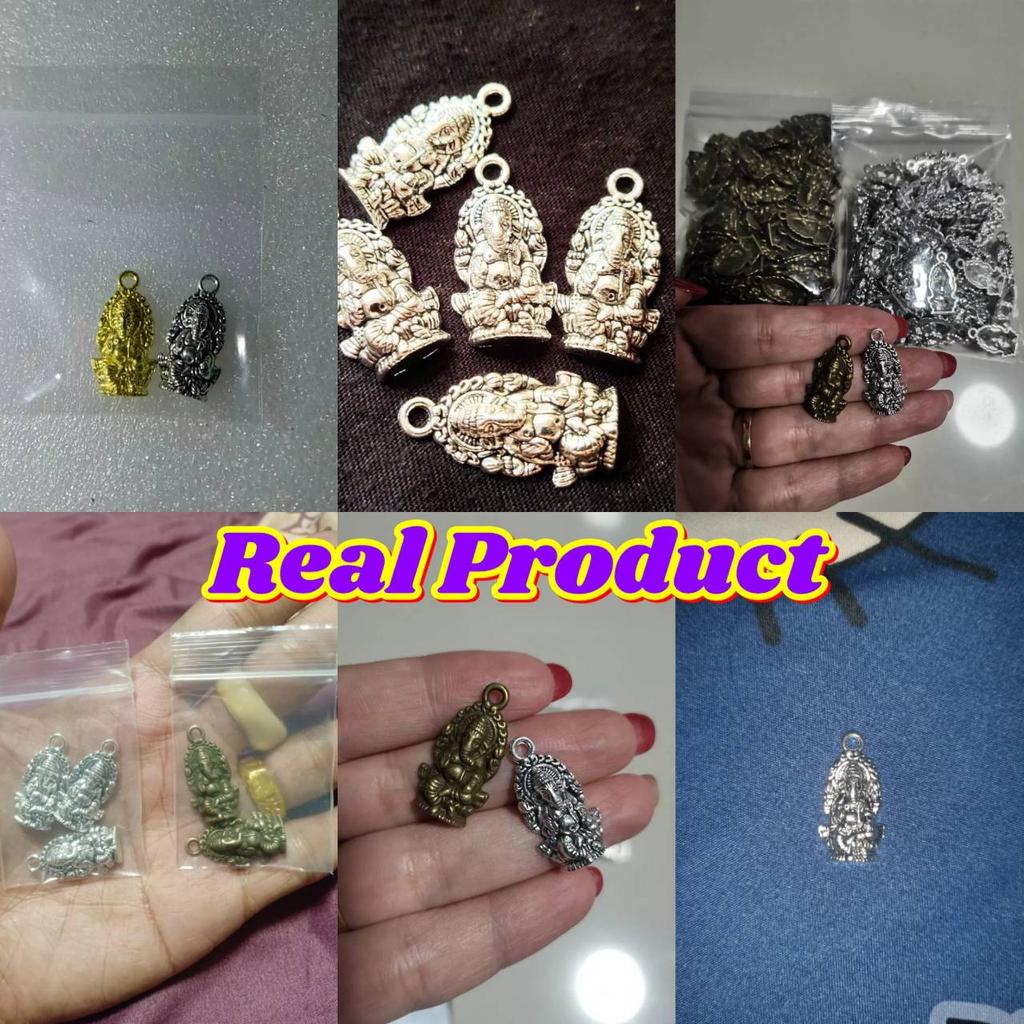 Hinduizm Ganesha Bóg z Głową Słonia Naszyjniki Wisiorek Potężny Amulet Sukcesu Błogosławieństwa Biżuteria Vintage Akcesoria Prezenty