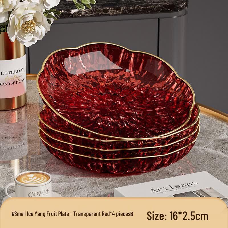 Exquisite Korean Style Melamine Fruit Plate