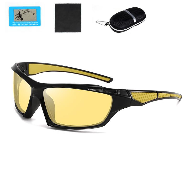 Fashion Brand Design Sports Sungalasses Polarized Men Fishing Driving Cycling Sun Glasses UV400 Protection Eyewear Gafas De Sol