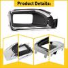 Right Side Fog Light Lamp Chrome Trim Cover Bezel For GMC Yukon XL 2015-