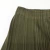 PLEATS PLEASE PP53-JF162 Khaki Pleated Design Cropped Pants Bottoms 3 khakiUsed