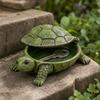 Resin Turtle Key Storage Box Decorative Desktop Organizer for Home Multifunctional Hidden Compartment Ornament Sculpture