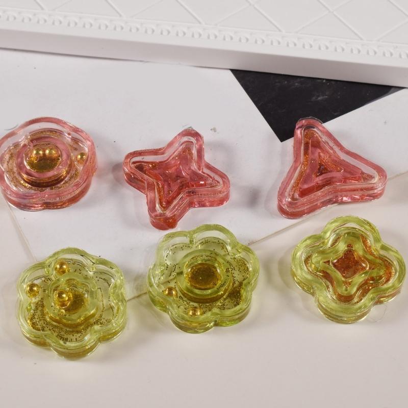 Keychain and Jewelry Crafting Molds Sturdy Silicone Pendant Molds for Epoxy Resin Shaker Charm and DIY Decorations