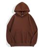 Fleece-Lined Drop-Shoulder Pullover Hooded Pocket Couple Hoodie Thickened Oversized Trendy Youthful Hooded Sweatshirt