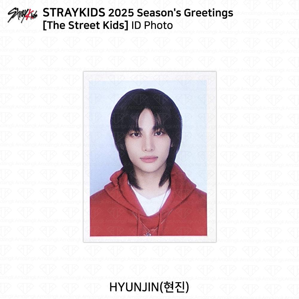 Stray Kids 2025 Season's Greetings The Street Kids Photocard ID Photo Message Card