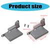 2Pcs Hydraulic Damping Buffering Hinge Aluminum Frame Glass Door Hinge Cabinet Door Buffer Door Hinge Easy To Install