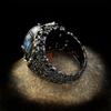 Accessories, Vintage Exaggerated Woven Rhinestone Ring, Women'S Creative Luxury Ring