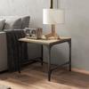 819398 vidaXL Coffee Table Sonoma Oak 50x50x35 Cm Engineered Wood