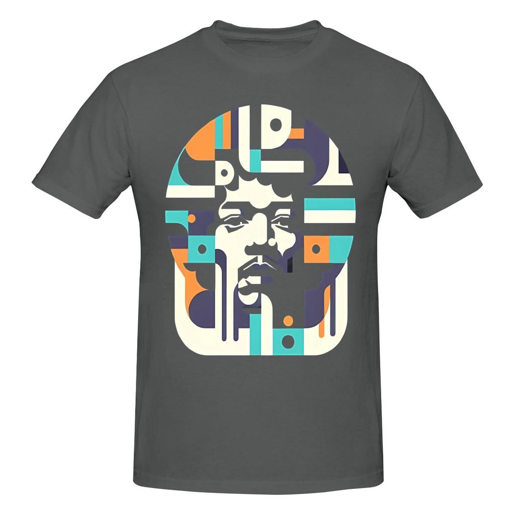 Funny Abstract Guitar Legend  Jimmy Hendrix Unisexs Printed TShirt Unisex T shirtSimple