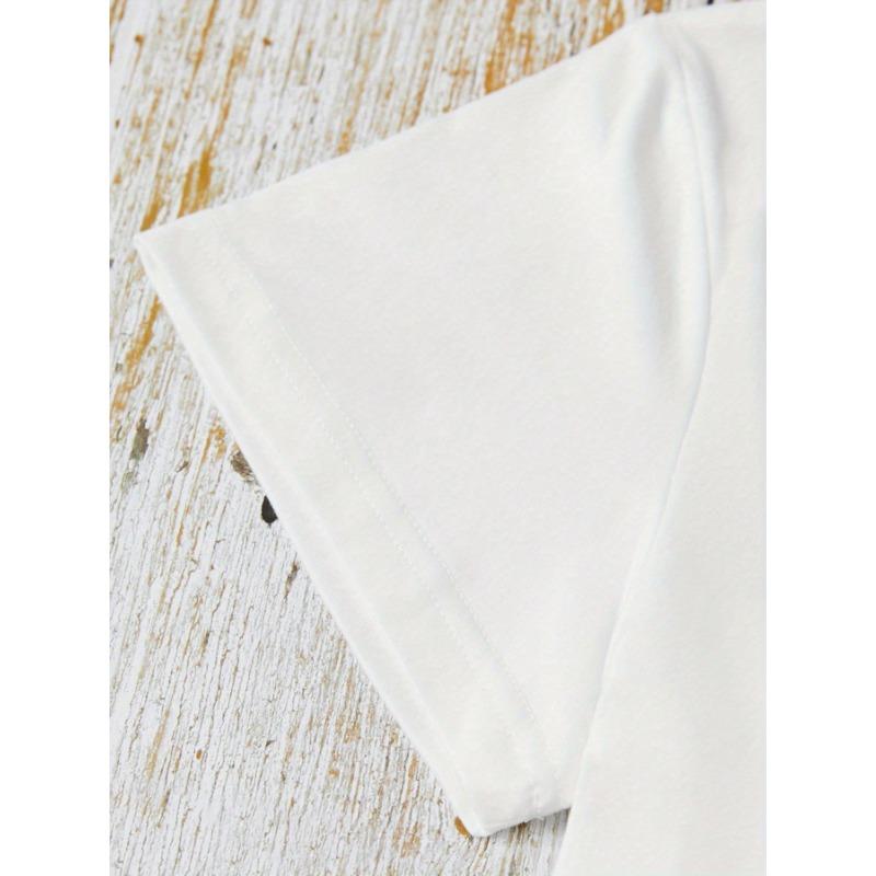 [Hai Grafik T-Shirt] Damen Pinkes "Bite Me" Hai Grafik T-Shirt - Lässiges Rundhals Kurzarm T-Shirt, Leicht & Maschinenwaschbar,