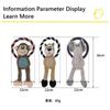 Pet Vocal Chewing Knot Rope Monkey Lion Elephant Plush Toys Dog Grinding Cleaning Cotton Rope Soft Not Hurt Teeth Pet Supplies