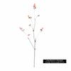 Plastic Material Autumn Leaf Plant Red Maple Leaves Long Handmade Maple Leaf Branch Vintage Style Creative Retro Fake Maple Leaf