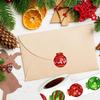 Merry Christmas Stickers Red Green Decals Colorful Balls Christmas Stickers Roll For Scrapbook Stationery Crafts Greeting Cards