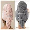 Extra-Large Quick-Dry Hair Cap for Women - Super Absorbent Towel for Long Hair