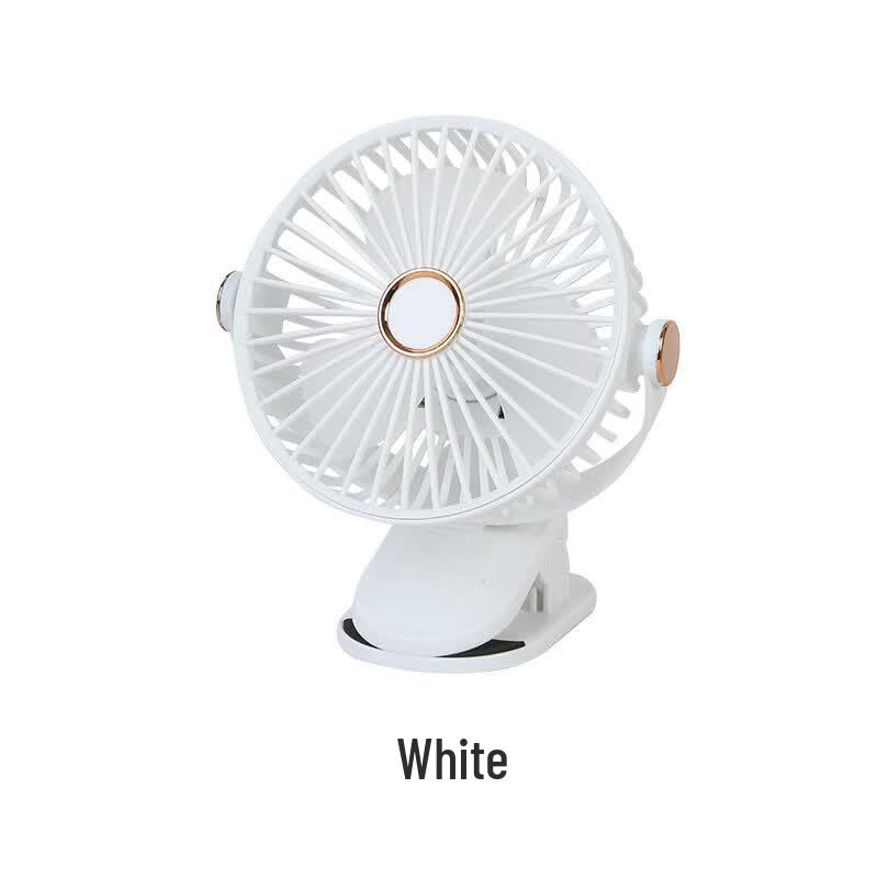 LISM Portable Clip-On Fan with LED Light