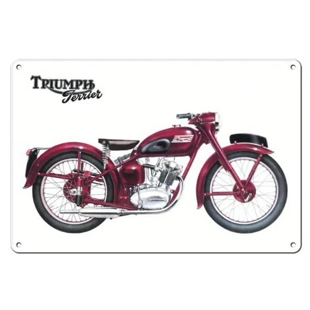 Vintage Motorcycle Metal Tin Signs Decor Wall Art Coffee Bar Vintage Metal Tin Sign Office Home Toilet Signs Wall Decor Pictures