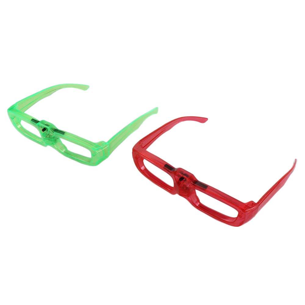 Props Party Sunglasses Flashing Glasses Luminous Glasses Shutter Shades Glasses Glow Sticks Glasses