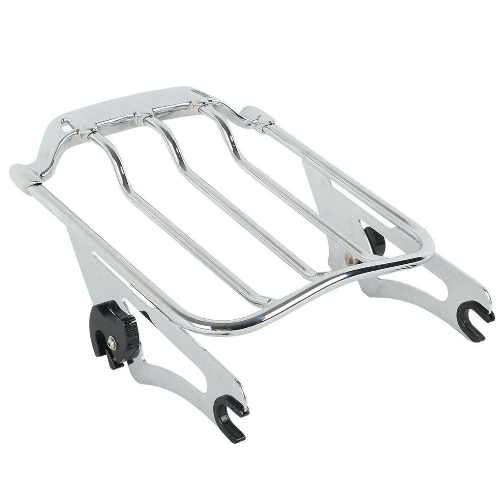 Motorcycle Two Up Luggage Rack For Harley Touring Road Glide Street Glide FLHR FLHT 2009-2024 Air Wing
