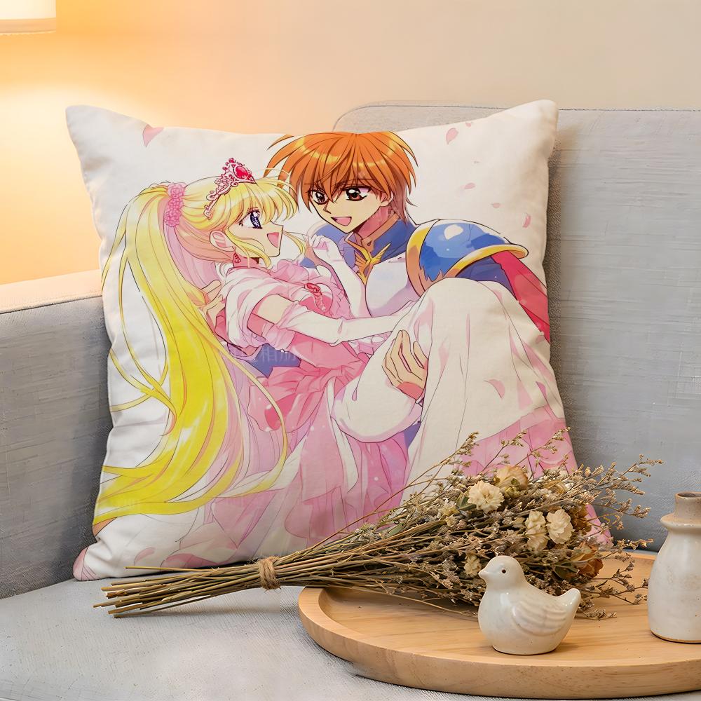 Cushion Cover  Linen  SkinFriendly Soft Decorative Case For Sofa Home Decor Mermaid Melody Pichi Pichi Pitch Pillow cover