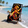 Galatasaray Fashion Beach Towel: Ideal for Summer Adventures Soft, absorbent and quick drying suitable for swimming and bathing