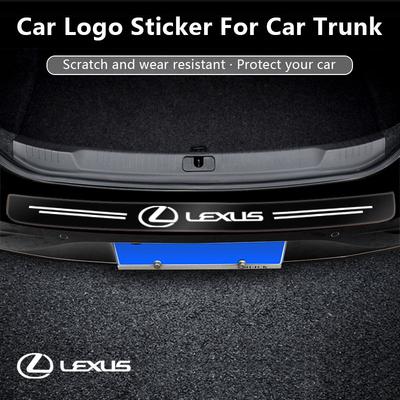 Car Threshold Protector Transparent Decorative Badge Sticker For CT200H IS250 RX300 RX350 RX450H LS460 GX460 GX470 ES350