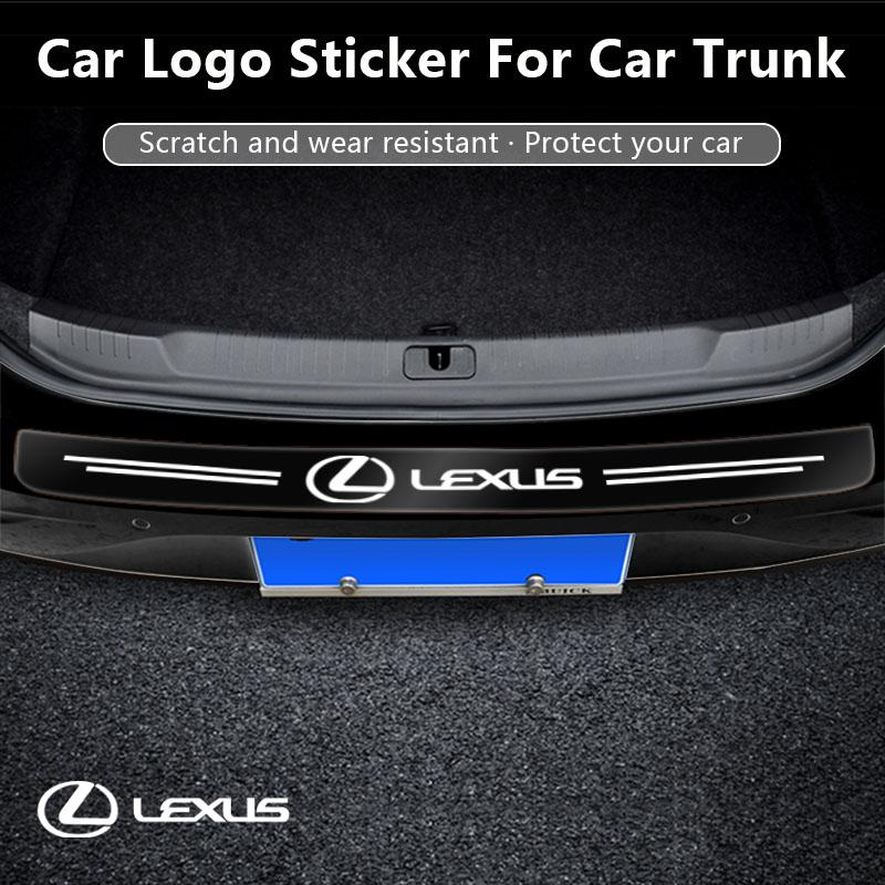 Car Threshold Protector Transparent Decorative Badge Sticker For Lexus CT200H IS250 RX300 RX350 RX450H LS460 GX460 GX470 ES350