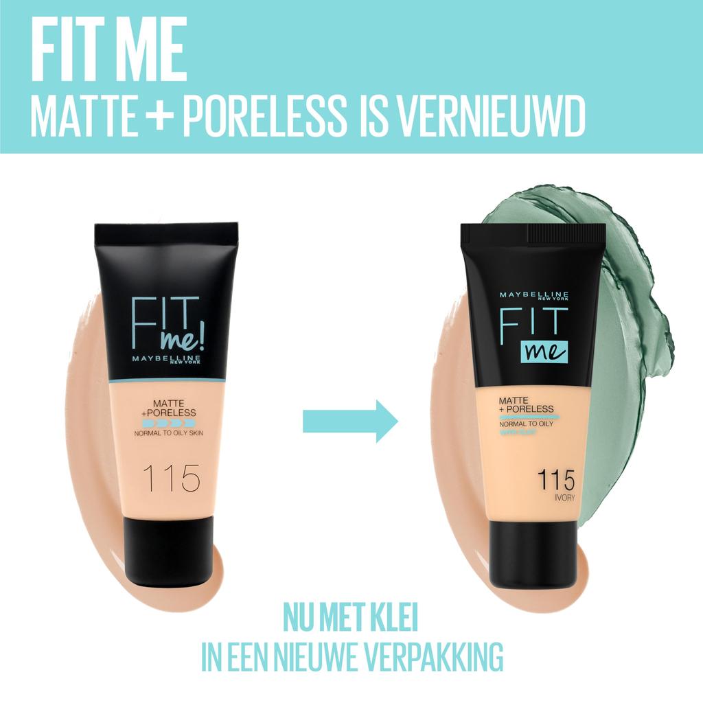 Maybelline Fit Me Matte & Poreless Foundation 102 Fair Ivory 30ml