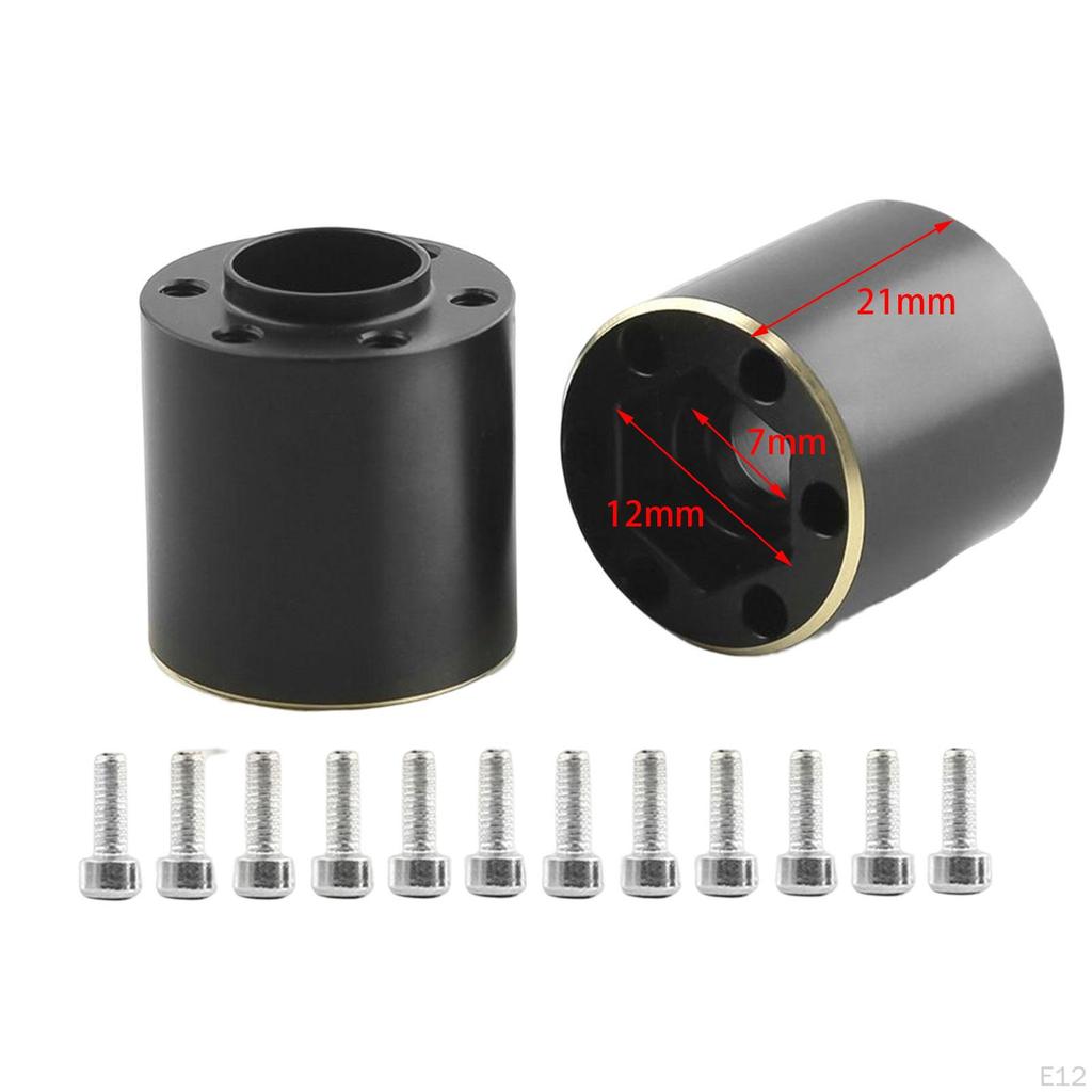 Metal Screws Set for 1/10 RC Crawler Wheel Hex Hubs