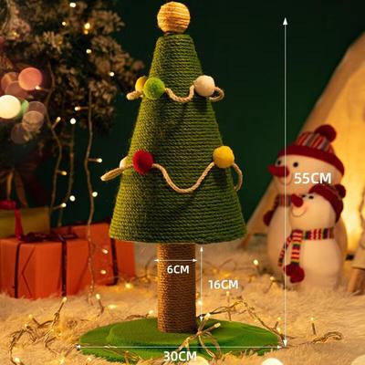 JINGRUIXIANG Christmas Tree Cat Tower & Scratcher