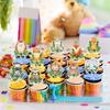 Animal Theme Forest Tiger Elephant Fox Pattern Cake Decoration Paper Plugin