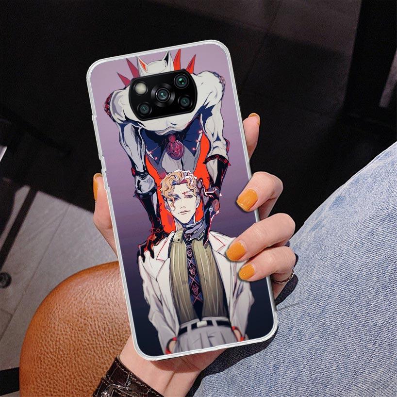 

Чехол для телефона JoJo Killer Queen для Xiaomi Poco X5 X6 X7 Pro X4 Gt F7 Ultra M8 M7 Redmi 15C 15 13C 13 12C 12 Уникальная обложка Coq Redmi 13C