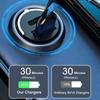 Încărcător auto USB 100W/200W, adaptor USB pentru brichetă, Super Charge, USB-A, USB-C, adaptor pentru brichetă, încărcător de telefon ascuns
