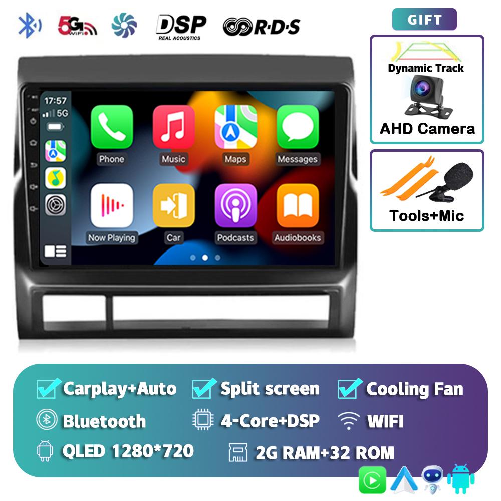 

Автомагнитола Android 14 Carplay Auto для Toyota Tacoma 2 N200 Hilux 2005-2015 Мультимедийный видеоплеер Стерео GPS Головное устройство 2din DSP