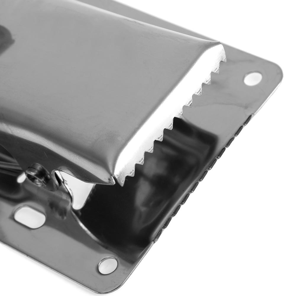 Stainless Steel Deep-Jaw Fish Tail Clip with Mounting Base Fish Cleaning Station Clip Fish Tail Clip for Fish Cleaning Tools