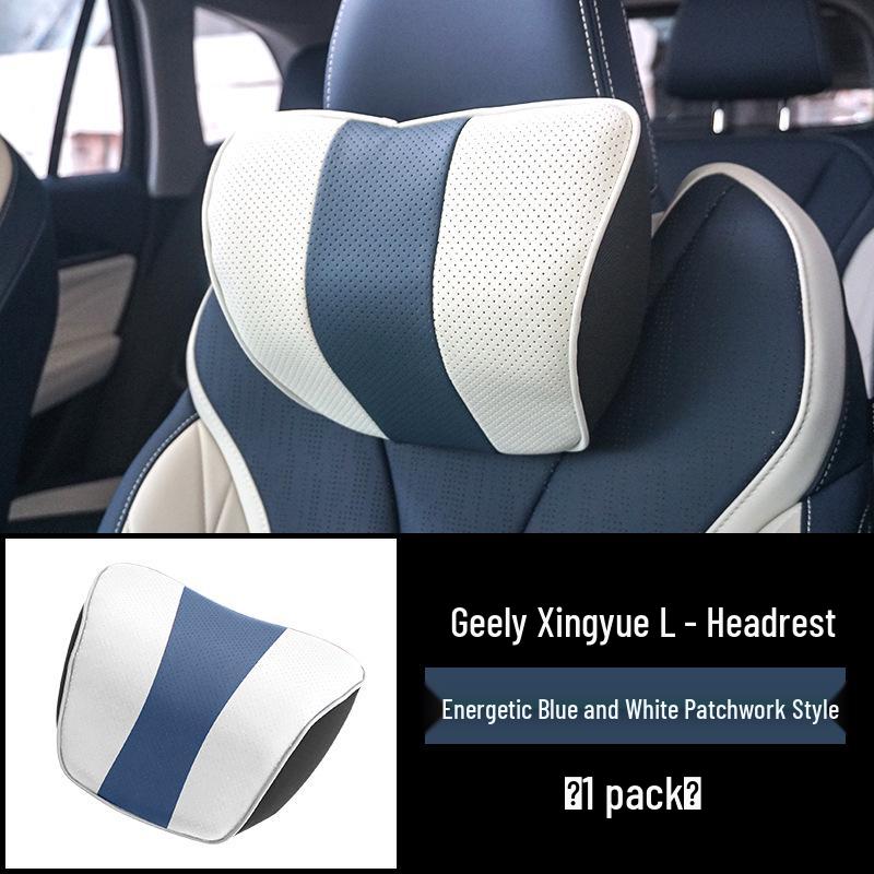 Geely Xingyue L Seat Covers with Headrest Pillow & Lumbar Support Backrest – Memory Foam Car Interior Set