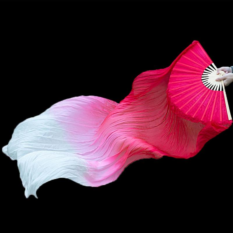 

1,5 м взрослый имитация шелкового веера для танцев удлиненный веер перевернутый большой скрученный шелковый веер Yangge двухсторонний квадратный веер для танцев