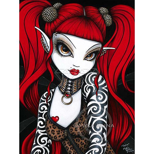 5D DIY Diamond Painting Kit  Millennial Girl   Art Diamond Embroidery Rhinestones Decorations for Home