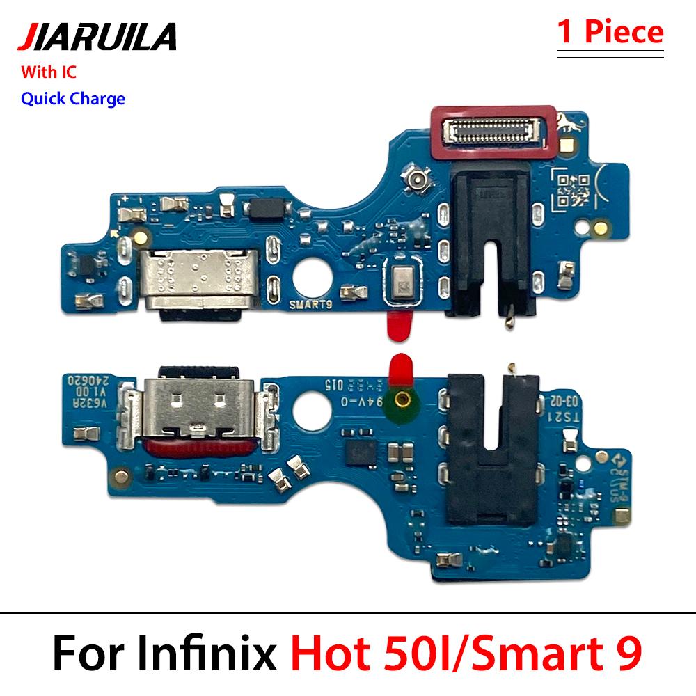 11Pcs , Usb Dock Charger Port For Infinix Hot 11 Play Smart 9 Spark 11C 1G Hot 11 Charging Board Module Flex Cable With Micro