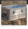 Aluminum Alloy Large Capacity Roof-Mount Camping Storage Box with Lock