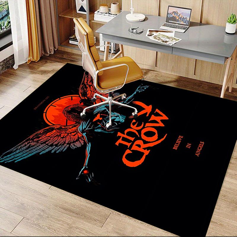 1pc The Crow Carpet, Office Rug Outdoor Mat Home Decor Area Carpet Festival