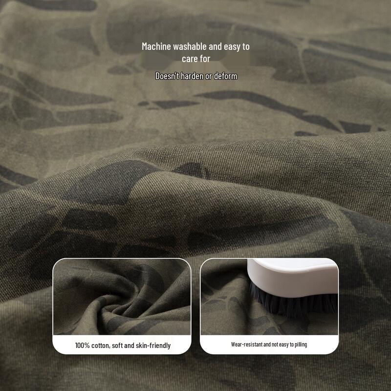 Calças de Caminhada Cargo Camufladas com Rebites Tendência para Meninos