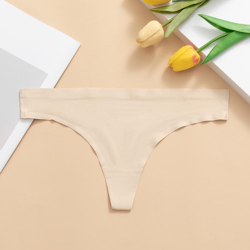 Women's Plus Size Leopard Print Seamless Ice Silk Panties - Sexy, Thin, Breathable