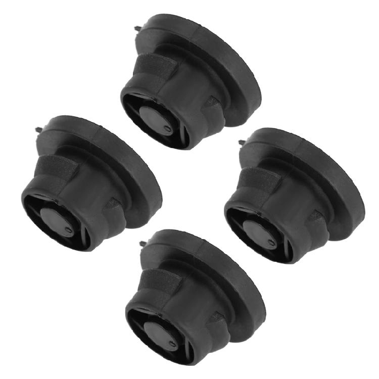 Air Filter Holder Grommets Insert Mounting For 206 207 307 308 1007 Black Rubber Improved Sealing Engine Efficiency 2pcs