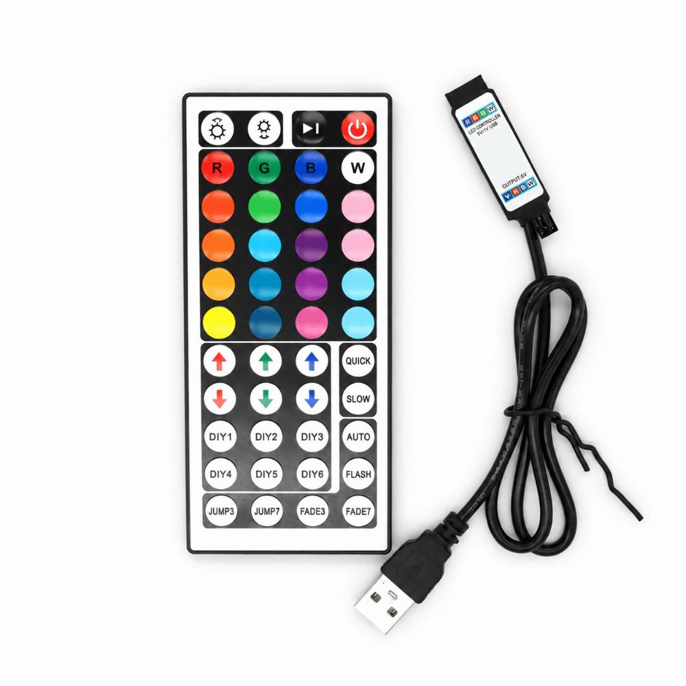 44 Keys IR Remote Control LED Strip Light Controller Light Dimmer for 5V 5050 2835 RGB LED Strip