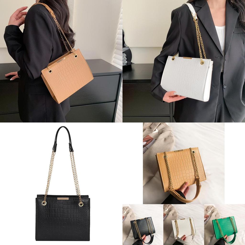 Stylish Women's Tote Bag Chic Chain Crossbody Fashionable And Sleek Handbag